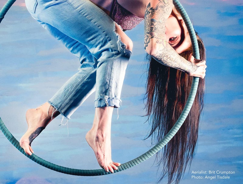 Newbaum's Cotton Cloth Tape, 30ft Roll (Grip Tape for Lyra Hoop, Trapeze and Bike Handlebars) (Eggplant) - Image 5